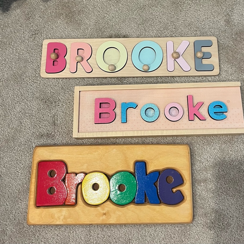Three Personalized “Brooke” Puzzles